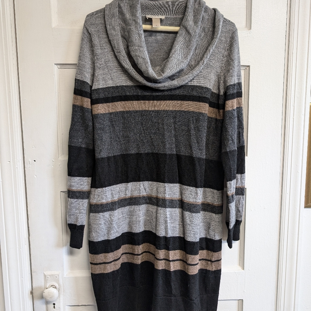 Loft sweater tunic dress